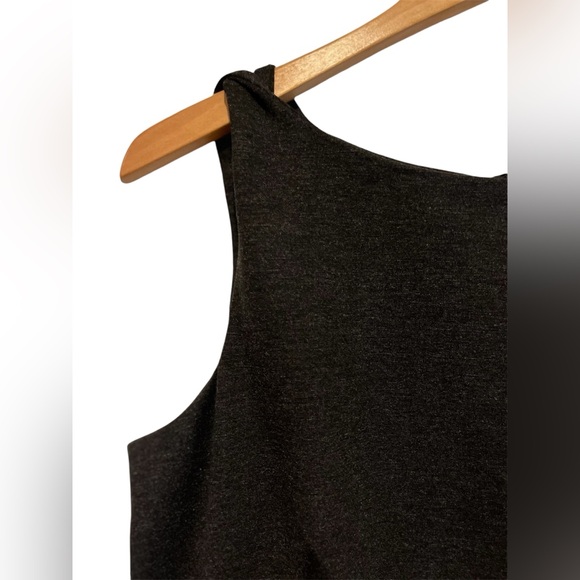 MM. LAFLEUR Lydia Charcoal Gray Sheath Dress Size 16 Bodycon Classic Style - Picture 4 of 16